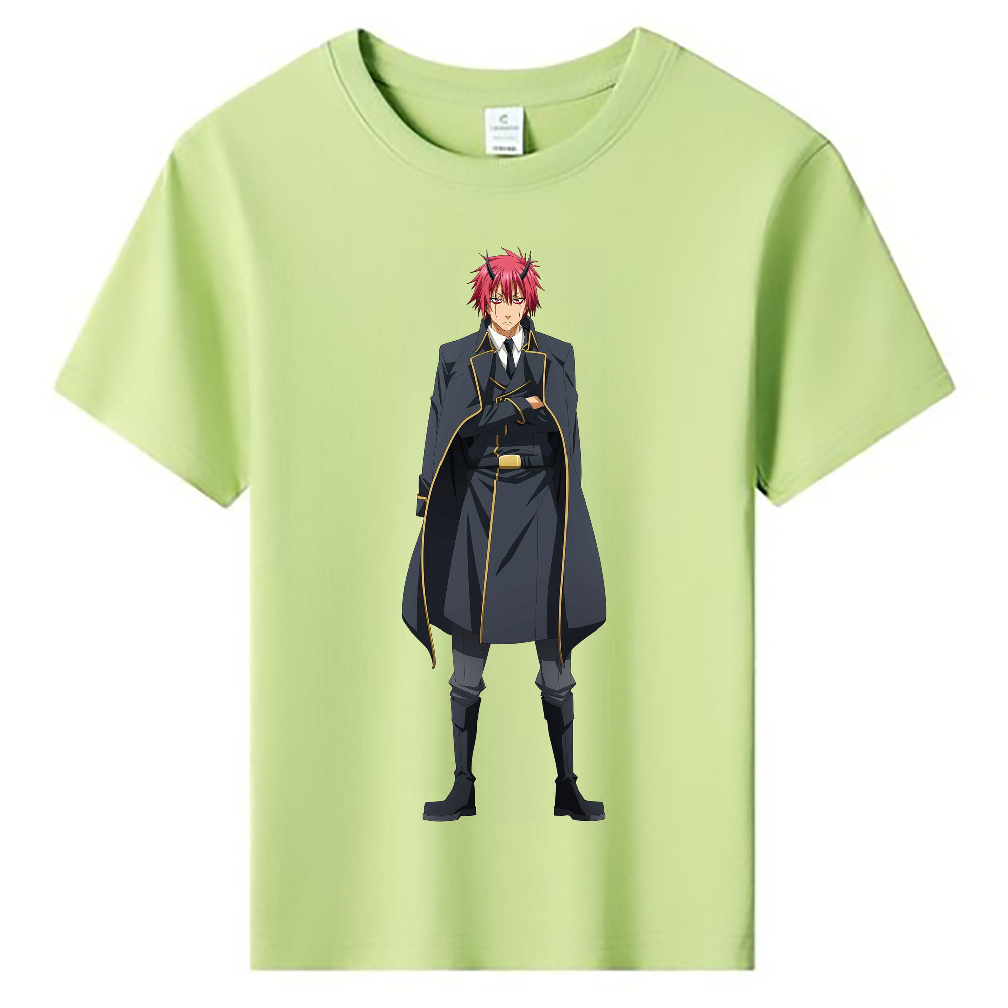 （画像用） 転スラ Regarding Reincarnated to Slime 綿100％キッズTシャツ（フロントプリント）